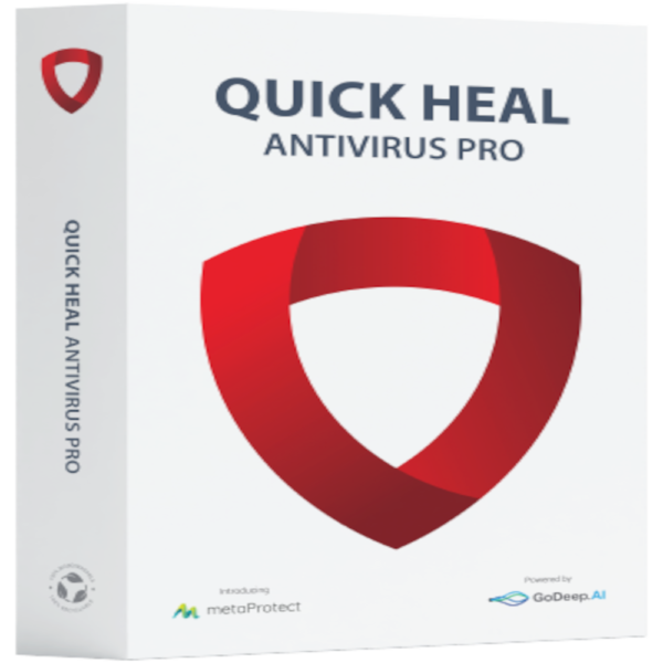Quick Heal | Antivirus Pro V24 | 1 user -1 Year | Key on Email
