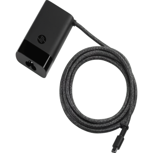 Hp original USB-C 65W Laptop Charger, Type-C, Ac Adapter (671R2Aa) - Black-Warranty 1 Year