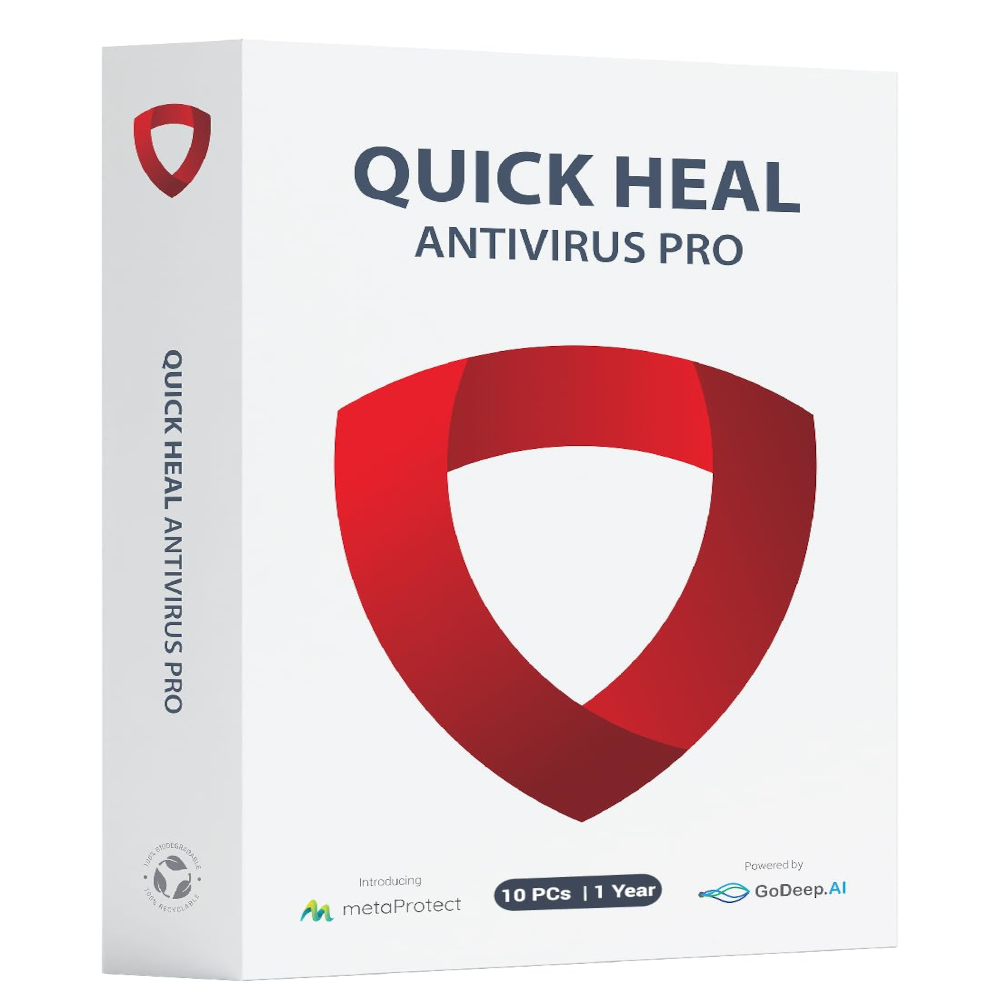 Quickheal-antivirus pro 10 user 1 year Main Image1